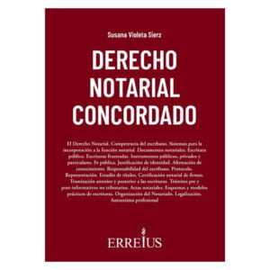 Derecho Notarial Concordado - Susana Violeta SIERZ