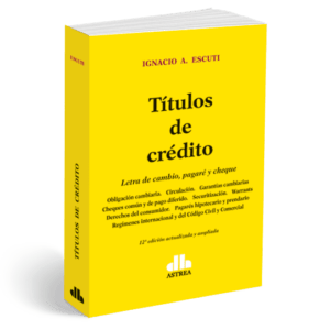 TÍTULOS DE CRÉDITO- ESCUTI
