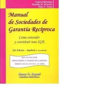 Manual De Sociedades De Garantía Recíproca - Binstein