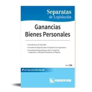 Separata De Ganancias Y Bienes Personales