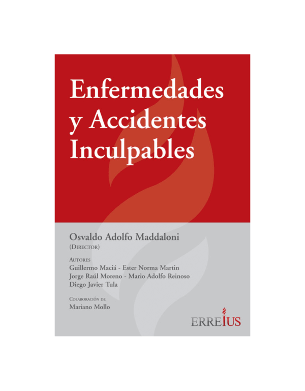 Enfermedades Y Accidentes Inculpables -Osvaldo Maddaloni
