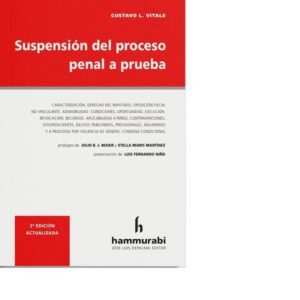 SUSPENSION DEL PROCESO PENAL A PRUEBA - VITALE GUSTAVO