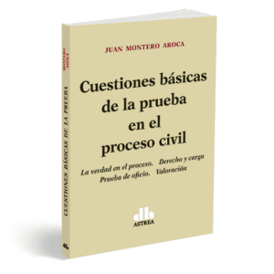 CUESTIONES BÁSICAS DE LA PRUEBA DEL PROCESO CIVIL - MONTERO AROCA JUAN